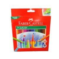 ราคา FABER CASTELL สีไม้สามเหลี่ยมยาว 24 สี TRI COLOUR (802192091)