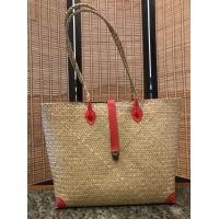 ราคา กระเป๋าสานกระจูด สีธรรมชาติ ไซส์จัมโบ้ จุของได้เยอะ สายยาวสะพายไหล่ได้ (12619631106)