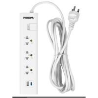 ราคา PHILIPS ปลั๊กไฟ 4 6 ช่อง 10A 2300W รางปลั๊ก มอก 1สวิตช์ควบคุม ยาว 3 5 เมตร (21367989486)