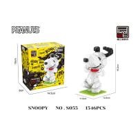ราคา HSANHE เลโก้นาโน ตัวต่อเลโก้Snoopy เลโก้การ์ตูนตัวใหญ่ เลโก้สนูปปี้ เลโก้น่ารักๆ เลโก้ snoopy (18558698788)