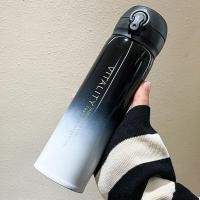 ราคา กระติกน้ำสูญญากาศ กระติกน้ำ 500ml สีไล่ระดับสีกระติกน้ำร้อน กระติกเก็บความเย็นสแตนเ กระบอกน้ำเก็บเย็น สแตนเลส 304 12Hก็บความร้อน เก็บความเย็น (17208590251)