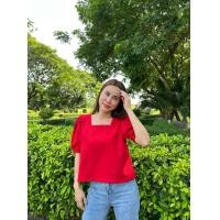 ราคา เสื้อคอเหลี่ยม ผ้าเยื่อไผ่ (19195180924)