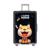 ราคา ผ้าคลุมกระเป๋าเดินทางผ้าหนา Cat Dog มีZip สายคาดด้านล่าง (17595013813)