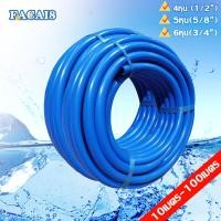 ราคา สายยางสีฟ้า 4หุน สายยาง5หุนสายยางรดน้ำ6หุน 10เมตร25เมตร 20เมตร 30เมตร50เมตร100เมตร สายยางรดต้นไม้ สายยางพีวีซี PVCใหม่ (21279119145)