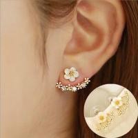 ราคา ด้านหลังแขวนหูกระดุมต่างหูสำหรับผู้หญิงกลับแขวนต่างหูแฟชั่นต่างหูสตั๊ดเครื่องประดับอุปกรณ์เสริมมุกพรรคของขวัญ Subang (16629617714)