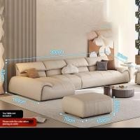 ราคา Bunise sofa โซฟาแอลชุดใหญ่ โซฟาหนัง โซฟาปรับนอน โซฟารับแขก ห้องนั่งเล่น คุณภาพดี นั่งสบาย LShape BU0046 360 x 93 x 83cm (19767370740)