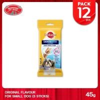 ราคา 12 PCS MANOON PEDIGREE Denta Stix Daily Oral Care Small Breed เพดดิกรี เดนต้าสติก สุนัขพันธุ์เล็ก 3 Sticks 45g (14321340005)