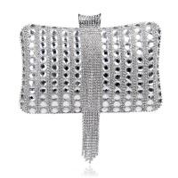 ราคา สีลูกอมดอกไม้กระเป๋างานราตรีผู้หญิงงานเลี้ยงงานแต่งงานคลัทช์เพชรเพชรพลอยเทียมโลหะกระเป๋าถือกระเป๋าสตางค์ลูกปัดกระเป๋าเพชร (20698787148)