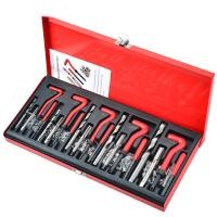 ราคา Monqiqi ชุดซ่อมเกลียว ซ่อมเกลียว บล็อกเครื่องยนต์ 131 ชิ้นซ่อมแซมเกลียวที่เสียหาย M5 M6 M8 M10 M12 เธรดชุดซ่อมด้ายอัตโนมัติซ่อมเครื่องมือมือชุดเครื่องมือสำหรับซ่อมรถ (20871917047)