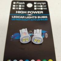 ราคา ไฟ LED 2 ชิพ T10ขั่วเสียบ จำนวน 1 คู่ DC12V ไฟวัดบูส ไฟส่องป้าย ไฟเพดาน ส่องแผนที่ ไฟประตู ไฟหรี่ สินค้าส่งจากไทย (9893460807)