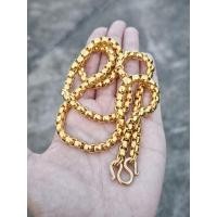 ราคา สร้อยทองผ่าวายทองเลเซอร์สร้อยสเเตนเลสขนาด5บาทเเละ10บาทไม่ลอกดำ (20787980576)