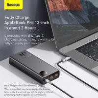 ราคา Baseus เครื่องที่ชาร์จสำรองเร็ว65W แบตเตอร์รี่นอก20000MAh Power Bank PD สำหรับแล็ปท็อปและโทรศัพท์ (21013761405)