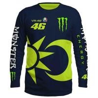 ราคา เสื้อยืด Valentino Rossi แขนยาวใหม่พิมพ์3D จาก S ถึง3XL (17933017228)