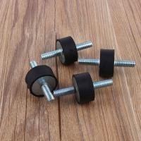 ราคา 4 PCS M8 Rubber Bobbin Mount Anti Vibration Mounts Rubber Isolator Mounts with Double Screw Studs (20874466824)
