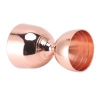 ราคา ค็อกเทล Jigger 30 60ml สแตนเลสทนทานความแม่นยำสูงเปิดกว้าง Shot วัด Jigger สำหรับค็อกเทลเหล้า 30 60ml Rose Gold (20250938615)