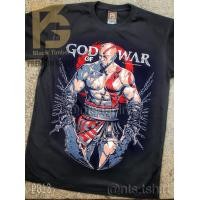 ราคา PG 13 God Of war เสื้อยืด หนัง นักร้อง เสื้อดำ สกรีนลาย ผ้าหนา PG T SHIRT S M L XL XXL (10009388605)