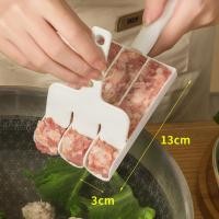 ราคา เครื่องทำลูกชิ้นเนื้อใช้ในบ้านสิ่งประดิษฐ์มหัศจรรย์ลูกชิ้นทอดลูกชิ้นปลาสามชั้นแม่พิมพ์ลูกชิ้นกุ้งสไลด์ช้อนลูกชิ้นสแตนเลสทำมือ (20602952051)