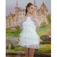 ราคา Deform bangkok rock the carpet all white dress (17487261679)