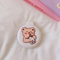 ราคา หวีกระจก แบบพกพา หวี กระจกแต่งหน้า ลายการ์ตูน หวีพร้อมกระจกในตัว กระจกพกพา (20788028595)