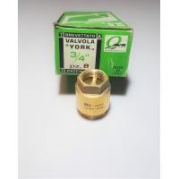 ราคา YORK เช็ควาล์วสปริงทองเหลือง ขนาด 3 4 นิ้ว Spring check valve จำนวน 1 ตัว (2700950648)