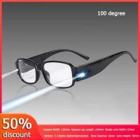 ราคา Zkgood มัลติฟังก์ชั่ความแข็งแรงไฟ LED แว่นอ่านหนังสือ Night Vision แว่นตาพร้อมโคมไฟ (543062785)