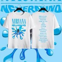 ราคา เสื้อยืด Nirvana VINTAGE OVERSIZE BAND MTV UNPLUGGED 1993 เสื้อยืด ลาย Nirvana H M สีดํา สําหรับผู้ชาย S 5XL (20576234809)