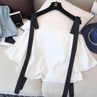 ราคา เสื้อปาดไหล่สายสีดำ อกถึง54 สาวอวบสาวอ้วน ไซส์ใหญ่ (1759732967)