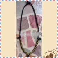 ราคา สร้อยเชือกเทียนเกลียวดำเหลือง 3 ห่วง (14231469758)