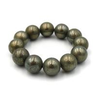 ราคา PYRITE ไพไรต์ เพชรหน้าทั่ง เลือกขนาดเม็ดหินได้ 4 14 มม หินแห่งการดูดทรัพย์ ดูดเงิน สร้อยข้อมือหินแท้ by siamonlineshop (16124900146)