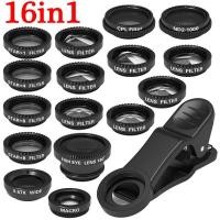 ราคา 3 in 1 Camera Zoom Lens Photo Fish Eye macro Wide Angle mobile phones Filter (17672331049)