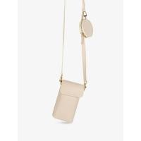 ราคา Marroque Abbey White กระเป๋าหนังแท้ กระเป๋าสะพายข้างใส่มือถือพร้อมกระเป๋าเหรียญสีขาว (21343308182)