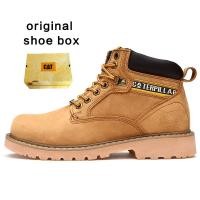 ราคา Caterpillar หนาหนังม้าที่มีคุณภาพสูงวินเทจสบาย ๆ รองเท้ามาร์ตินกลางแจ้ง (14085635837)