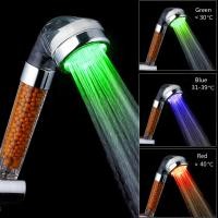 ราคา SOONHUA TOP 7สีLEDหัวฝักบัวแรงดันเทอร์โบสูงห้องน้ำประจุลบกรองหินหัวฝักบัวประหยัดน้ำ (14380248873)
