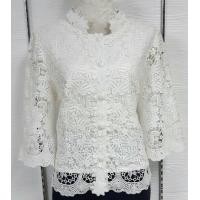 ราคา Forget Me Not เสื้อลูกไม้คอจีน แต่งกระดุมด้านหน้า แขนบาน ยาว 5 ส่วน เนื้อผ้าลูกไม้อิตาลี่ ลายสวยมากค่ะ (7189596426)