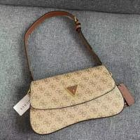 ราคา Guess Vg813019กระเป๋าแร้มีตัวอักษรเรียบง่ายกระเป๋าสะพายสำหรับผู้หญิงแฟชั่น (20349495754)