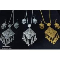 ราคา สร้อยคอชุดไทย สีเงิน สีรมดำ สีทอง สร้อยคอลายไทย (5604582461)