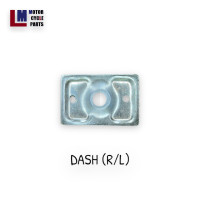 ราคา หางปลา ฝาปิดหางปลา HONDA DASH ทั้งซ้าย ขวา สีชุบ (18074449770)
