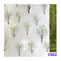 ราคา ฟิล์มติดกระจก สติ๊กเกอร์ติดกระจก กว้าง90cm ยาว100cm 200cm Window Film ติดหน้าต่าง ประตู มีกาวในตัว (14058937715)