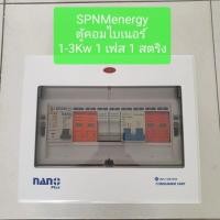 ราคา ตู้คอมไบเนอร์ Combiner AC DC สำหรับ ออนกิต INVT SOFAR 1 5KW 10KW ตู้เหล็ก NANO ฝาครอบพลาสติก ผ่าน กฟน กฟภ วสท (20952489975)