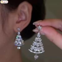 ราคา ต่างหูระย้าต่างหูวันหยุดหรูหราต่างหูเพชรคริสตัลรูปดาวสิงหาคมระยิบระยับ (20194224931)