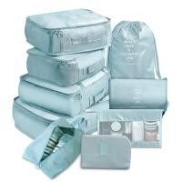 ราคา 8PCS Portable Travel Luggage Organizer Storage Bags Suitcase Packing Set Storage Cases Clothes Shoe Tidy Pouch Home Organization (11646063037)