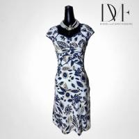 ราคา DVF DIANE von FURSTENBERG Silk Dress เดรสแขนสั้นผ้าไหม (20839005540)