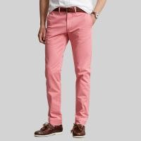 ราคา Sale Polo Ralph Lauren กางเกงผู้ชาย Pants Stretch Slim Fit Chino Pant รุ่น MNPOPNT14G20521 สีแดง (20757922583)