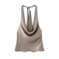 ราคา Traf เสื้อแขนกุดคล้องคอที่ผูกไว้กับโบว์ผูก backless แขนกุด camis หญิง เซ็กซี่ แฟชั่น (21341837473)