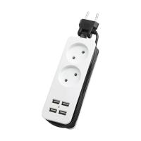 ราคา ปลั๊กไฟฟ้าปลั๊กยุโรปยาว1 5เมตรเต้าเสียบปลั๊กไฟ4ช่องเสียบไฟฟ้าอะแดปเตอร์แปลงไฟฟ้าช่องเสียบชาร์จ AC แบบพกพา (21170147626)