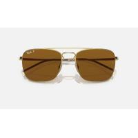 ราคา แว่นตากันแดด ยี่ห้อ Ray Ban External treatments Polarized Lens รุ่น RB3588 ขนาด 55 mm 92508355 ขอบทองเลนส์น้ำตาล 92518155 ขอบเงินเลนส์เทา รับประกันศูนย์ประเทศไทย 1 ปี (20185850268)