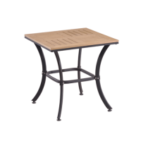 ราคา Delicato โต๊ะสนาม 2 ที่นั่ง ขนาด 60X60X65 ซม สีไม้ HB01 (8804499296)