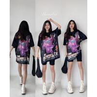 ราคา เสื้อแขนสั้นคอกลมสกีนหน้า หลังใหญ่เต็มสวยๆ ซกคอกลม เนื้อผ้ากำมะหยี่ยืดนิ่มสวยมาคู่เสื้อยืด กับกางเกงเลคกิ้ง (19485230632)