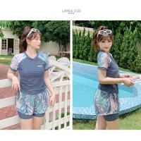ราคา ชุดว่ายน้ำสาวอวบ ชุดว่ายน้ำป้องกันรังสียูวี ชุดว่ายน้ำแยก 2 ชิ้น ชุดว่ายน้ำ 2420 (21050207670)