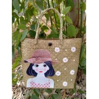 ราคา กระเป๋าสานกระจูดลายน้องหมวยผมสั้นใส่หมวก ขนาด 10 10 แบบใหม่ลดราคาพิเศษ (7503455809)